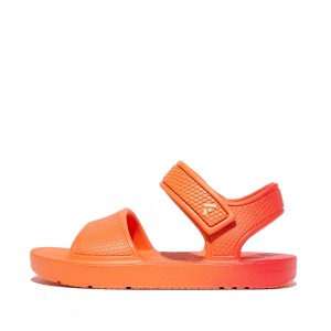 Kids' Fitflop Iqushion Eva Back-Strap Sandals Red | ZA-28MFVNHCX