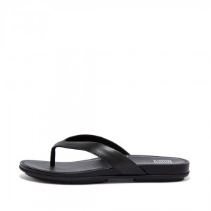 Women's Fitflop Gracie Flip Flops Black | ZA-18NIOSCPA