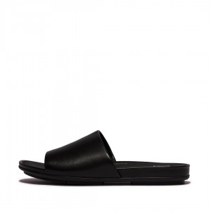 Women's Fitflop Gracie Slides Slides Black | ZA-91HIZXTAP