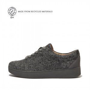 Women's Fitflop Rally Merino Wool Sneakers Grey | ZA-04CJWAOIG