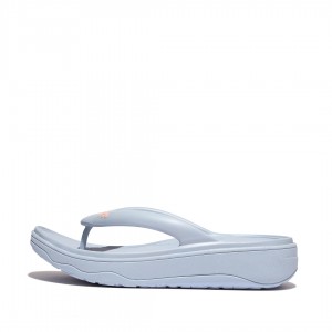 Women's Fitflop Relieff Eva Tpu Thongs Toe-Post Sandals Blue | ZA-26JTLEZAV