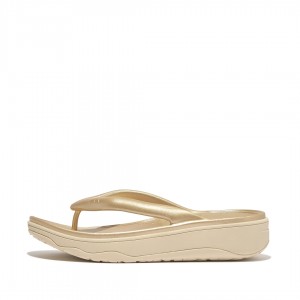 Women's Fitflop Relieff Eva Tpu Thongs Toe-Post Sandals Gold | ZA-92MZTEAGB