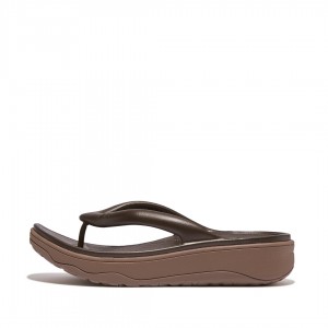 Women's Fitflop Relieff Eva Tpu Thongs Toe-Post Sandals Brown | ZA-97NPYKAMV