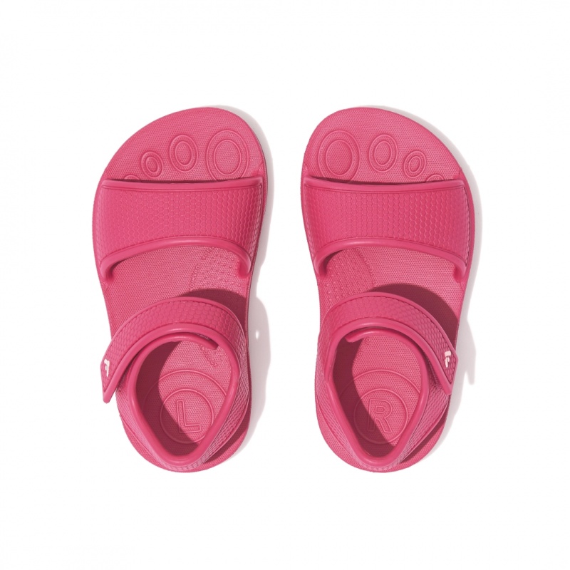 Kids' Fitflop Iqushion Eva Back-Strap Sandals Red | ZA-30VZMWRCA