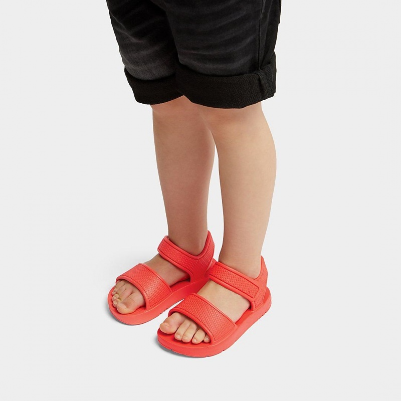 Kids' Fitflop Iqushion Eva Back-Strap Sandals Orange | ZA-70RNMDCXS