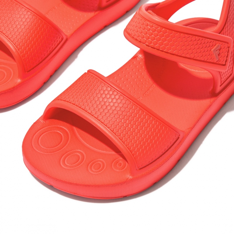 Kids' Fitflop Iqushion Eva Back-Strap Sandals Orange | ZA-70RNMDCXS