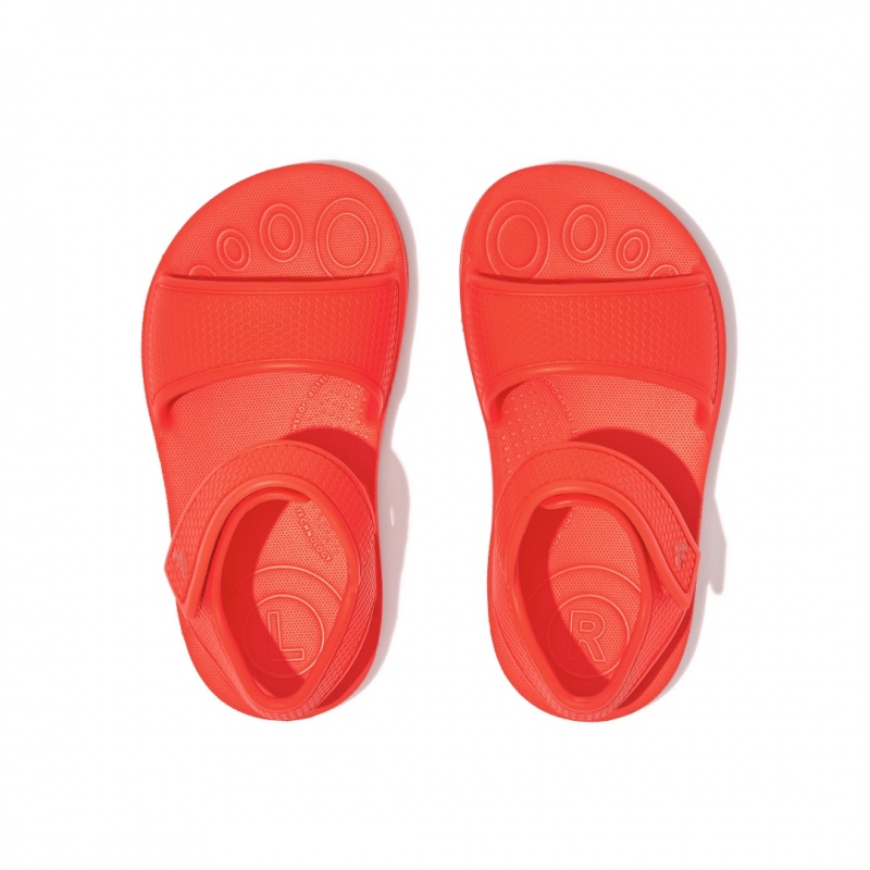 Kids' Fitflop Iqushion Eva Back-Strap Sandals Orange | ZA-70RNMDCXS