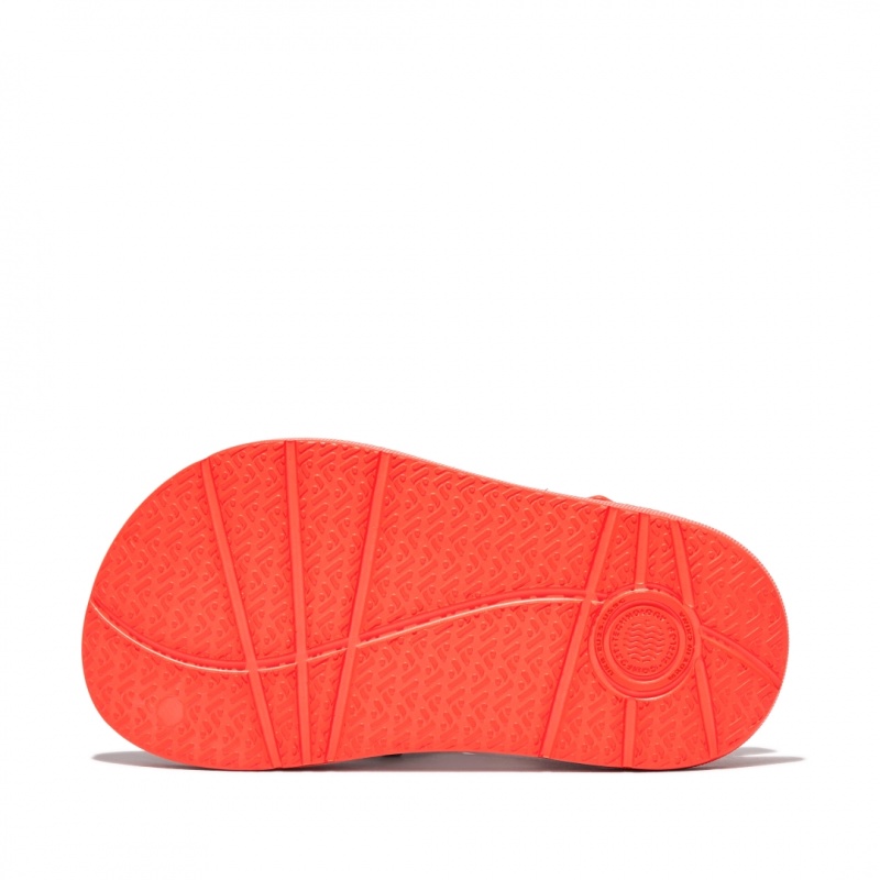 Kids' Fitflop Iqushion Eva Back-Strap Sandals Orange | ZA-70RNMDCXS