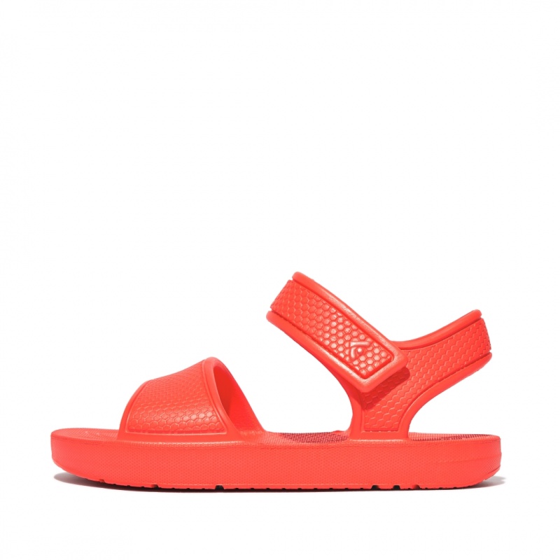 Kids\' Fitflop Iqushion Eva Back-Strap Sandals Orange | ZA-70RNMDCXS