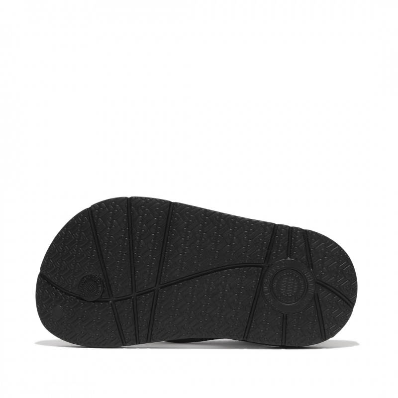 Kids' Fitflop Iqushion Eva Back Straps Flip Flops Black | ZA-27JALCOGY