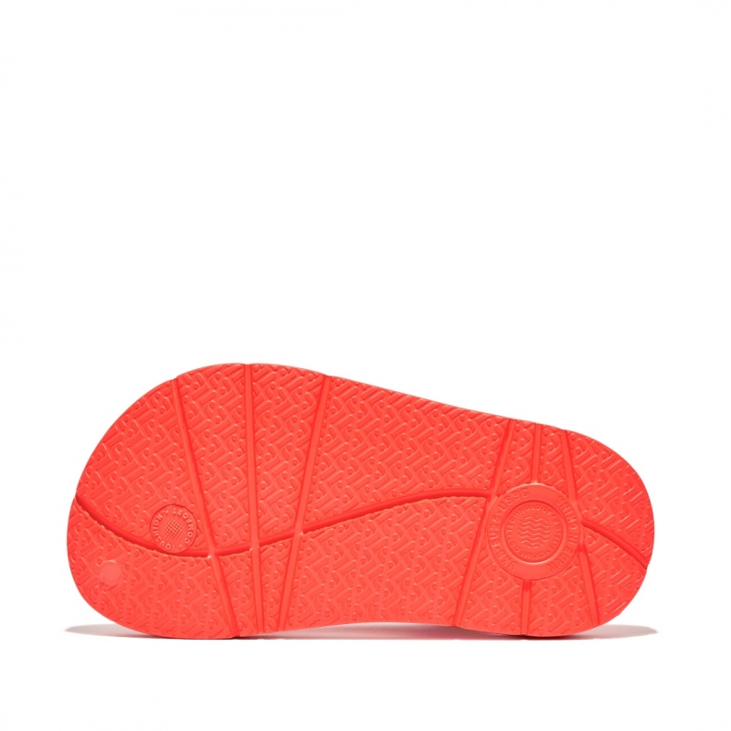 Kids' Fitflop Iqushion Eva Back Straps Flip Flops Red | ZA-43XQDYKRZ