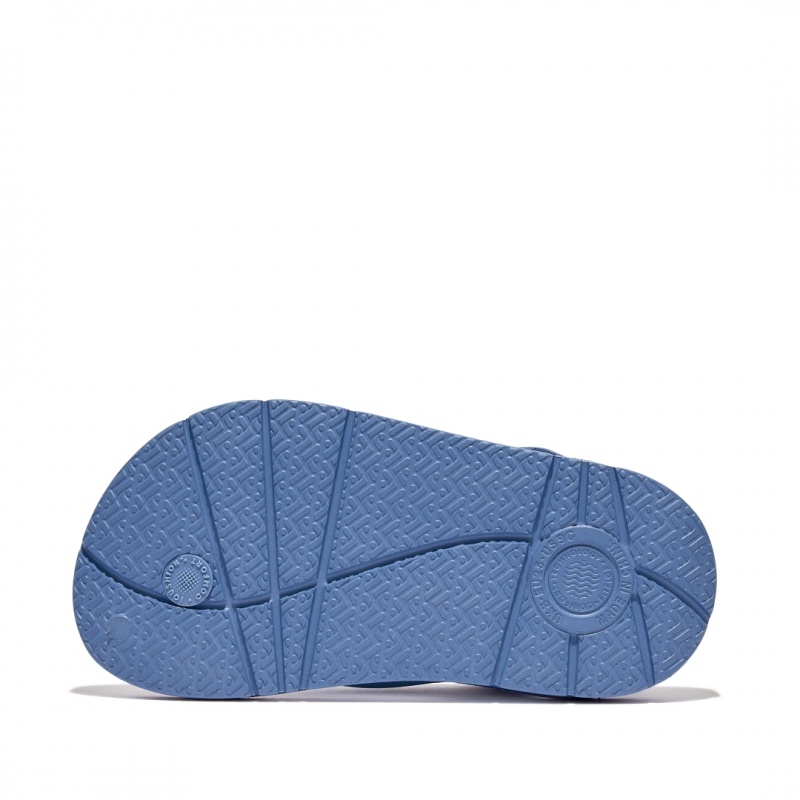 Kids' Fitflop Iqushion Eva Back Straps Flip Flops Blue | ZA-53MUNLJHX