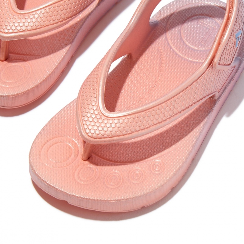 Kids' Fitflop Iqushion Eva Flip Flops Pink | ZA-83HDRXKVG