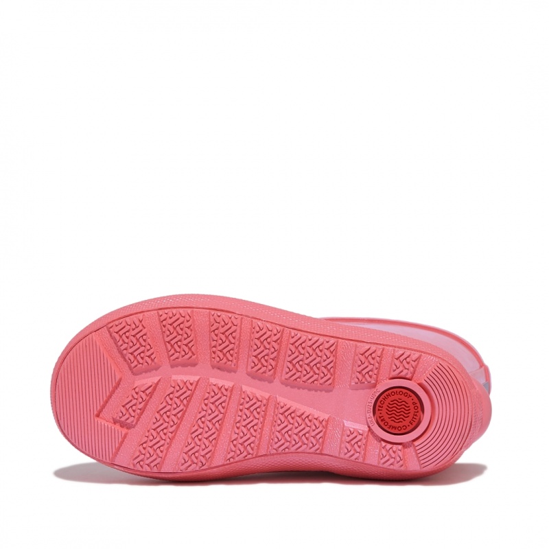 Kids' Fitflop Wonderwelly Welly Rubber Boots Pink | ZA-03UWZYHEA