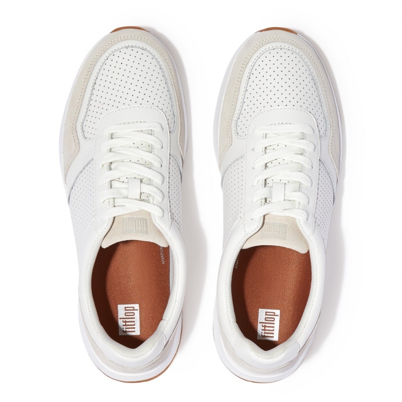 Men's Fitflop Anatomiflex Mix Sneakers White | ZA-04WGDBXTH