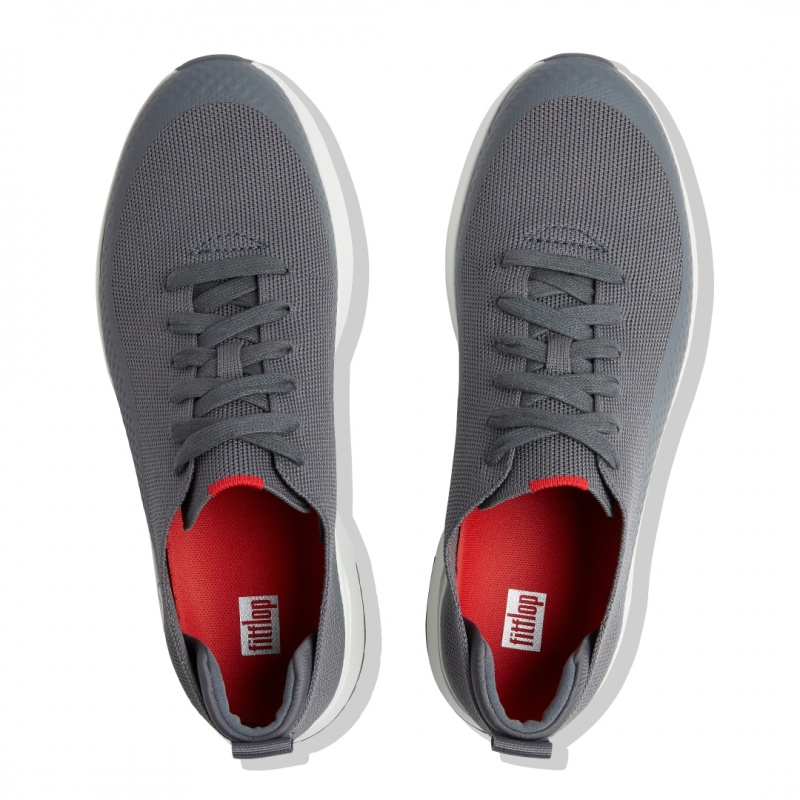 Men's Fitflop Uberknit Ever Knit Sneakers Grey | ZA-79UXVJFTO