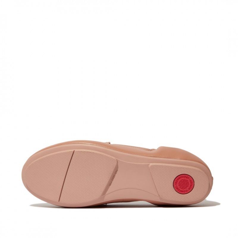 Women's Fitflop Allegro Loafers Beige | ZA-47HPXLQMU