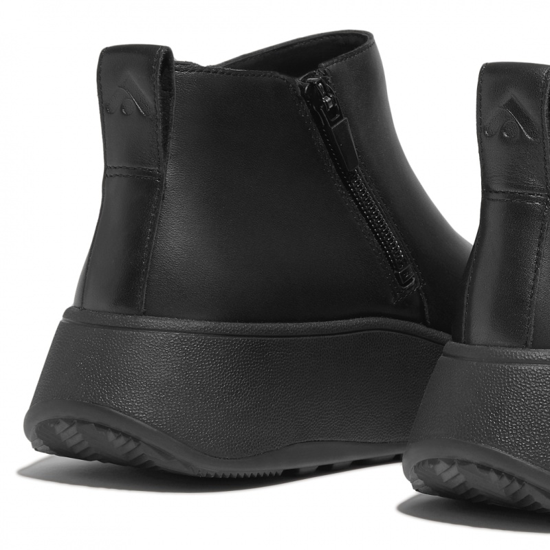 Women's Fitflop F-Mode Ankle Boots Black | ZA-73VTIYNEB