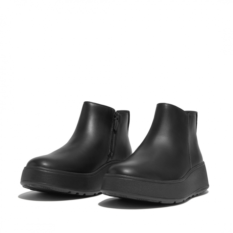 Women's Fitflop F-Mode Ankle Boots Black | ZA-73VTIYNEB