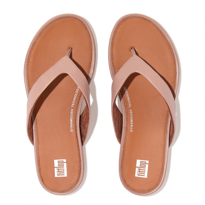 Women's Fitflop Gracie Flip Flops Pink | ZA-89YBDOXAH