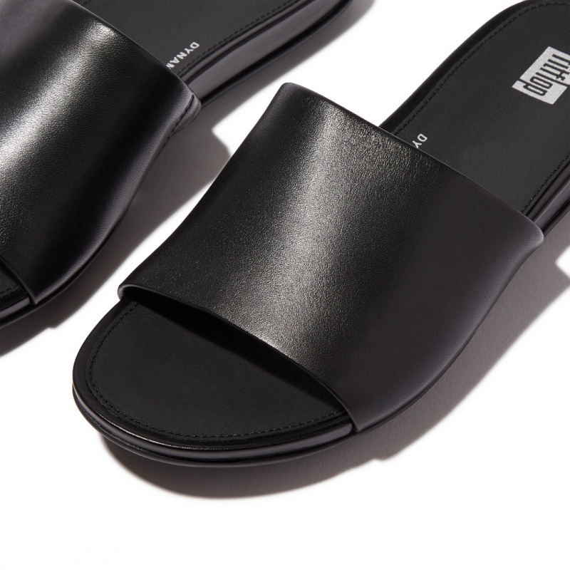 Women's Fitflop Gracie Slides Slides Black | ZA-91HIZXTAP