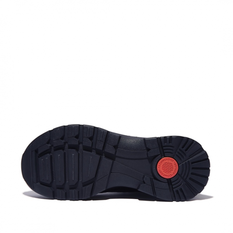 Women's Fitflop Neo-D-Hyker Walking Boots Navy | ZA-56RGSZILQ