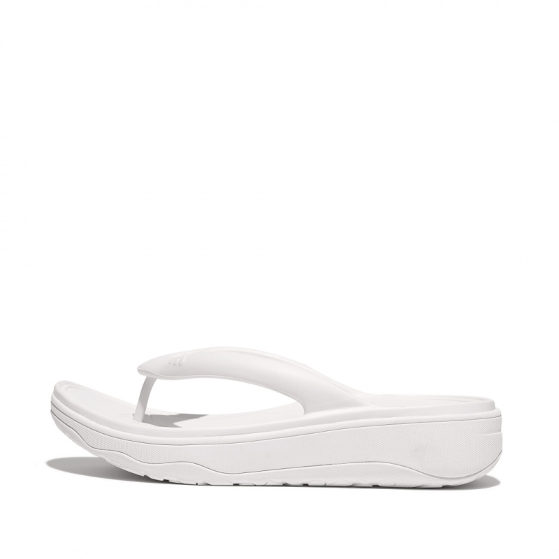 Women\'s Fitflop Relieff Eva Tpu Thongs Toe-Post Sandals White | ZA-08BWCMUPG