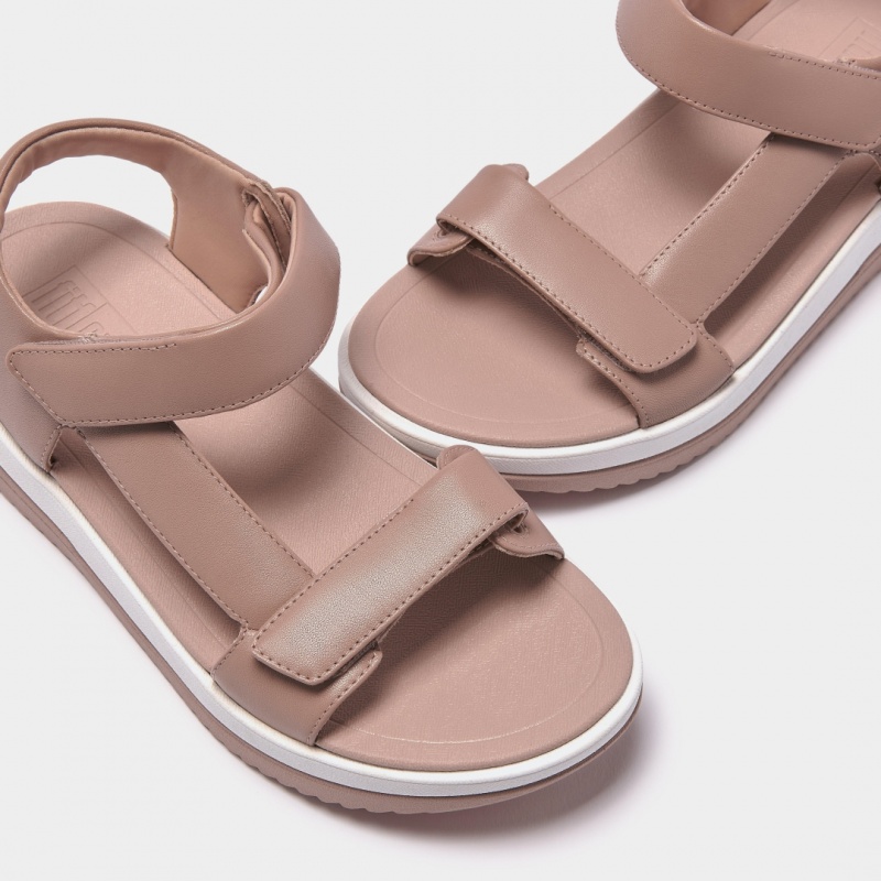 Women's Fitflop Surff Back Strap Sandals Beige | ZA-10AGJIFOS