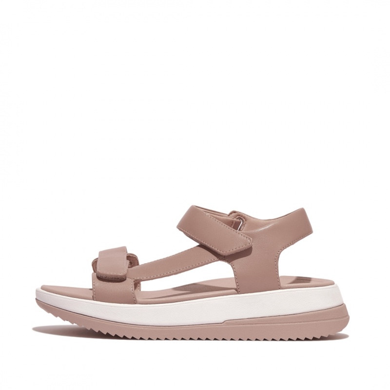 Women\'s Fitflop Surff Back Strap Sandals Beige | ZA-10AGJIFOS