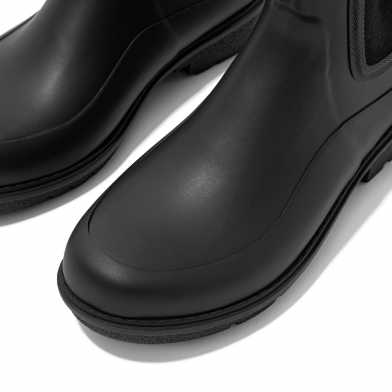 Women's Fitflop Wonderwelly Chelsea Rain Boots Black | ZA-62KMPQEDI