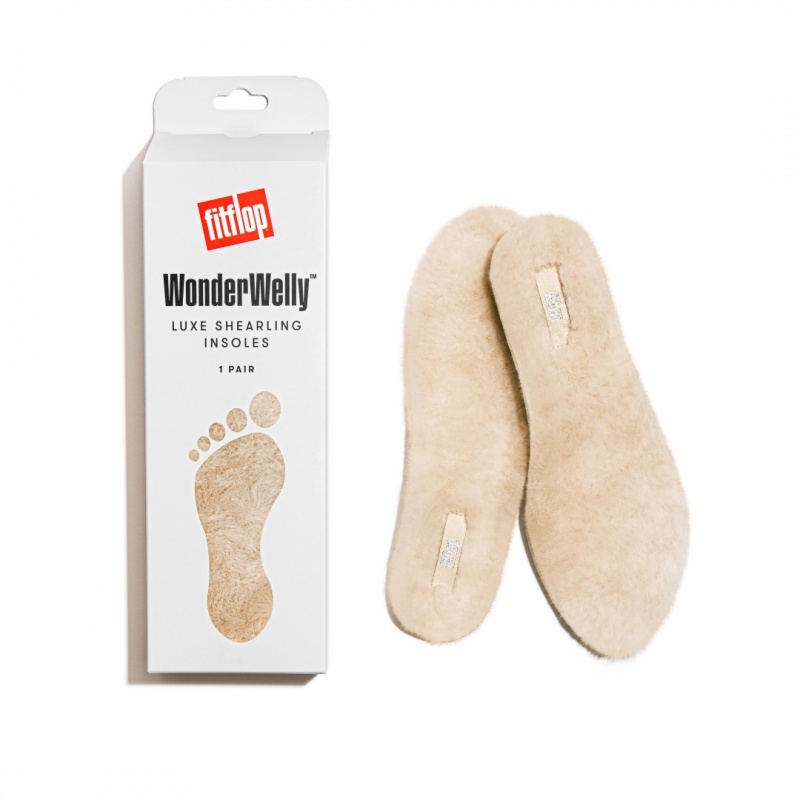 Women's Fitflop Wonderwelly Shearling Ankle Boots Insoles White | ZA-97LCPWYSV